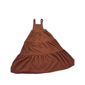 Mikarose Overall Corduroy Layered Boho Dress Boutique